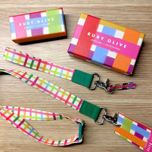 Load image into Gallery viewer, Ready or Not Striped Lanyard