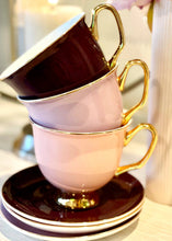 Load image into Gallery viewer, XL Lavender Teacup and Saucer - 375mL