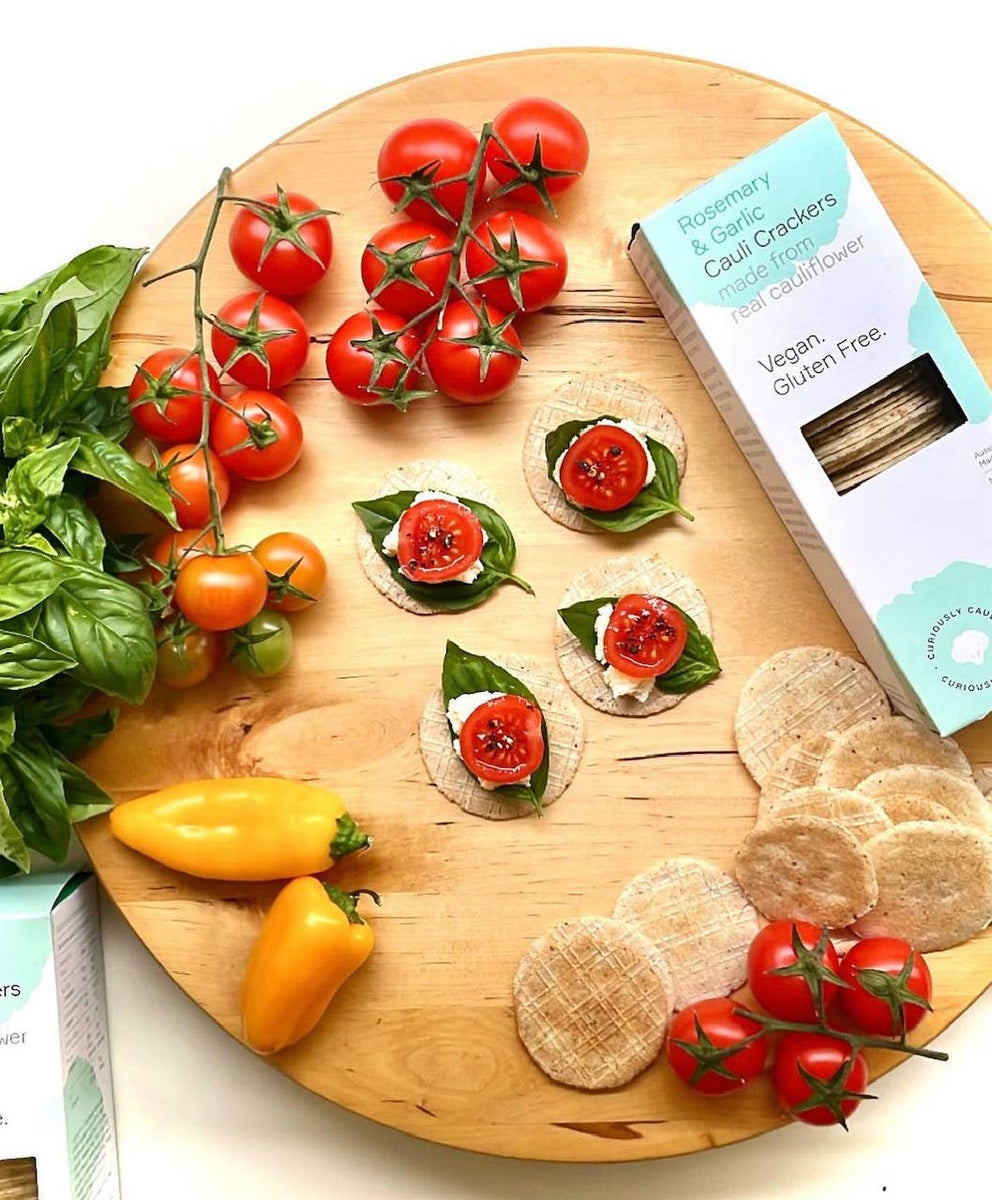Rosemary & Garlic Cauli Crackers 65g Phoebe's Moree