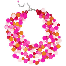 Load image into Gallery viewer, Smartie Multi Strand Wood Necklace