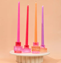 Load image into Gallery viewer, Jewel Tapered Candles Set of 4