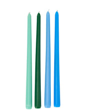 Load image into Gallery viewer, Jewel Tapered Candles Set of 4