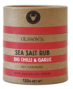 Big Chilli & Garlic Salt Rub (Kraft Canister) - 130g