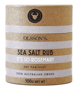 Rosemary Salt Rub (Kraft Canister) - 100g