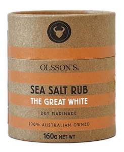 The Great White Salt Rub (Kraft Canister) - 160g