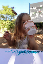 Load image into Gallery viewer, Scoops in Pink Kids Keep Cup - 240ml (STRAW INCLUDED)