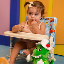 Load image into Gallery viewer, Toot Toot, Chugga Chugga baby chair V2