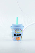 Load image into Gallery viewer, Santa’s Little Sipper in Blue - 120ml (STRAW INCLUDED)