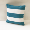 Load image into Gallery viewer, Outdoor Cushion Cover 50CM – Peacock Stripe