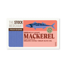 Load image into Gallery viewer, Wild Mackerel in Extra Virgin Olive Oil 120g