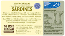 Load image into Gallery viewer, Wild Caught Sardines in Extra Virgin Olive Oil 120g