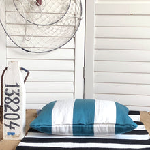 Load image into Gallery viewer, Outdoor Cushion Cover 50CM – Peacock Stripe