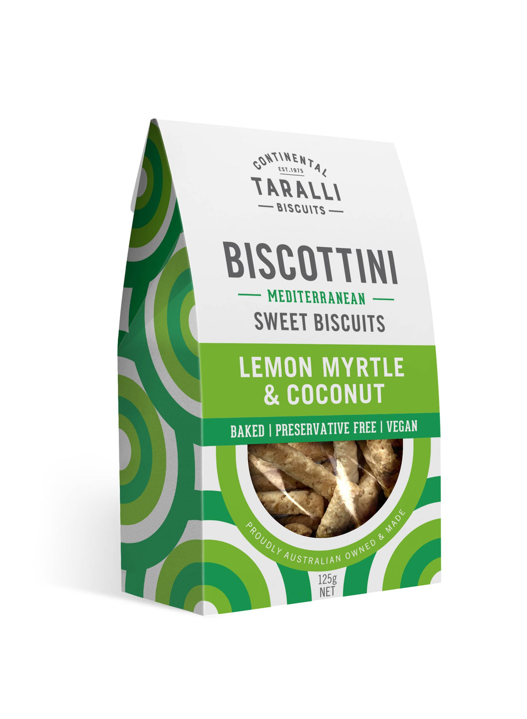 BISCOTTINI - Lemon Myrtle & Coconut (125g)