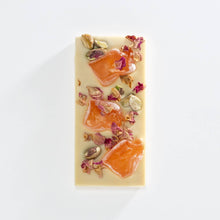 Load image into Gallery viewer, White Chocolate Bar 50g Turkish, Rose &amp; Pistachio
