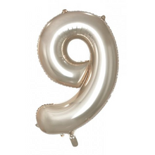 Load image into Gallery viewer, Champagne Foil Number Balloon 34’ / 86cm
