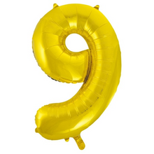 Load image into Gallery viewer, Gold Foil Number Balloon 34’ / 86cm
