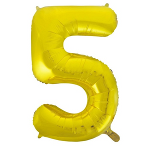 Gold Foil Number Balloon 34’ / 86cm