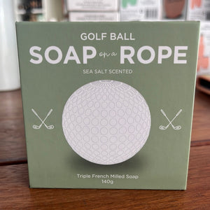 Soap on a Rope Golf Ball