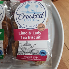 Load image into Gallery viewer, Lime &amp; Lady Grey Tea Biscuits 125g

