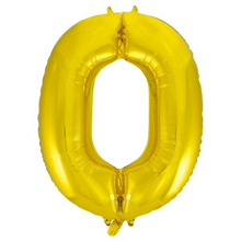 Load image into Gallery viewer, Gold Foil Number Balloon 34’ / 86cm
