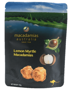 Lemon Myrtle Macadamias 135g