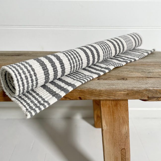 RECYCLED COTTON MAT – FLINDERS GREY