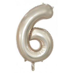 Champagne Foil Number Balloon 34’ / 86cm