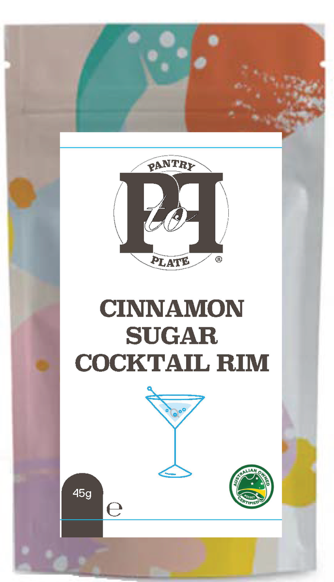 Cinnamon Sugar Cocktail Rim – Phoebe's Moree