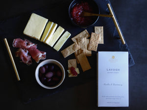Garlic & Rosemary Lavosh Crackers