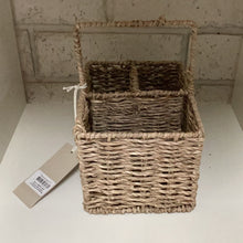 Load image into Gallery viewer, Bloomingville - Woven Cutlery Caddy
