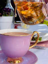 Load image into Gallery viewer, XL Lavender Teacup and Saucer - 375mL
