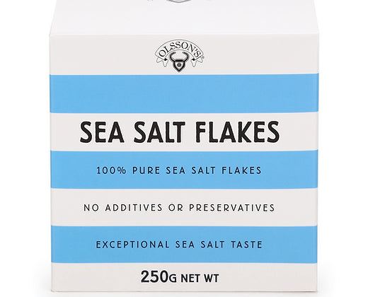 Sea Salt Flakes Box 250g cube