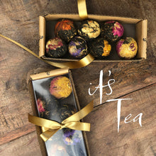 Load image into Gallery viewer, 7 pack of Artisan Flowering Black Pu'erh Tea

