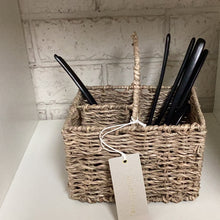 Load image into Gallery viewer, Bloomingville - Woven Cutlery Caddy
