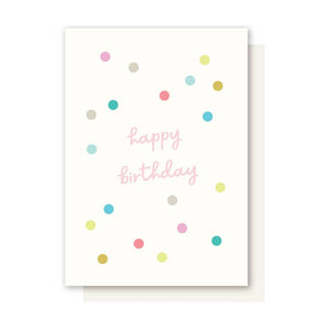 CONFETTI BIRTHDAY CARD
