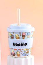Load image into Gallery viewer, Scoops in Blue Kids Keep Cup - 240ml (STRAW INCLUDED)
