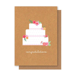 WEDDING CAKE CARD