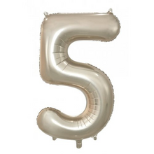 Load image into Gallery viewer, Champagne Foil Number Balloon 34’ / 86cm
