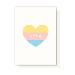 XOX HEART CARD