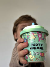 Load image into Gallery viewer, Party Animal in Green Babycino Cup - 120ml (STRAW INCLUDED)

