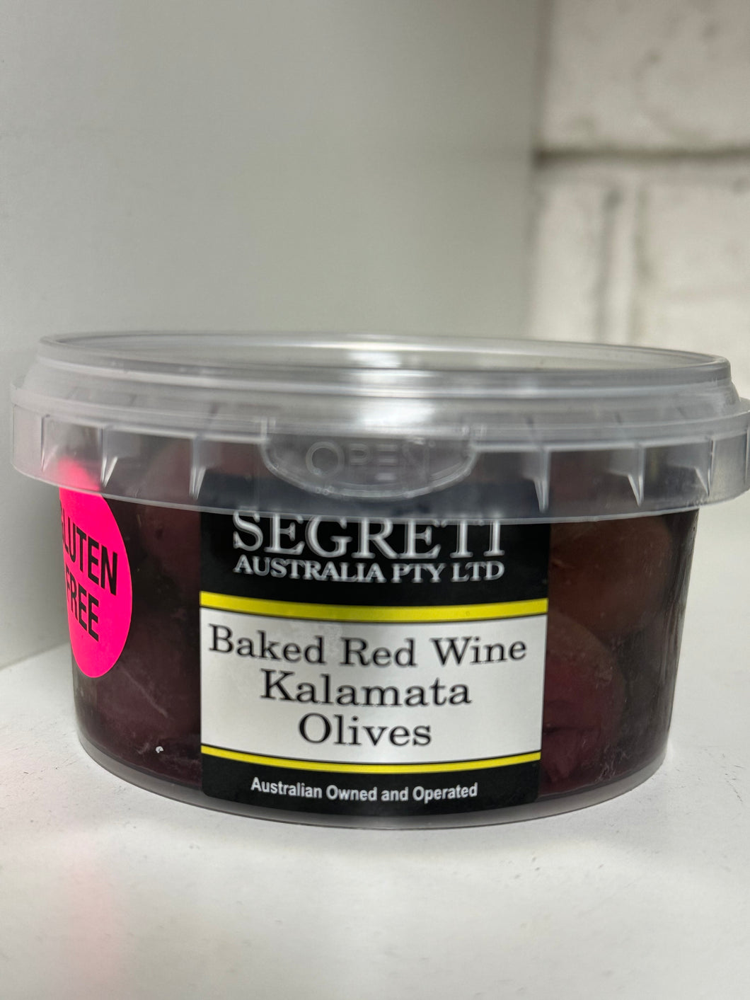 Baked Red Wine Kalamata Olives