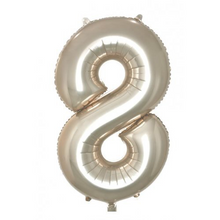 Load image into Gallery viewer, Champagne Foil Number Balloon 34’ / 86cm
