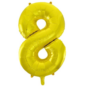 Gold Foil Number Balloon 34’ / 86cm