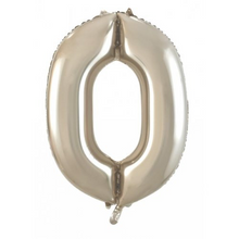 Load image into Gallery viewer, Champagne Foil Number Balloon 34’ / 86cm
