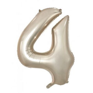 Champagne Foil Number Balloon 34’ / 86cm