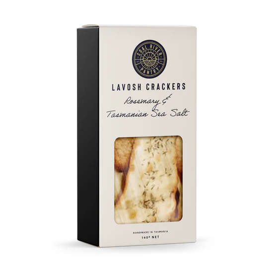 Lavosh Crackers - Rosemary & Tasmanian Sea Salt