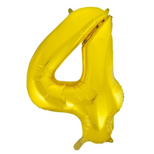 Load image into Gallery viewer, Gold Foil Number Balloon 34’ / 86cm
