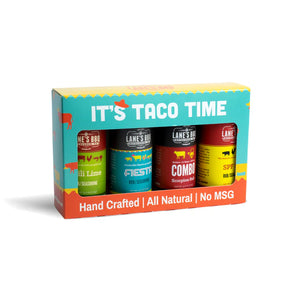 Gift Pack "It's Taco Time" 4 Rub/Seasonings