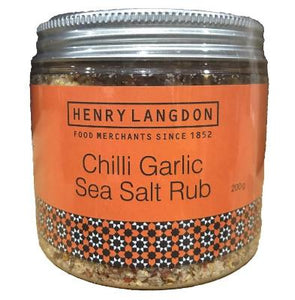 Chilli Garlic Sea Salt Rub 200g