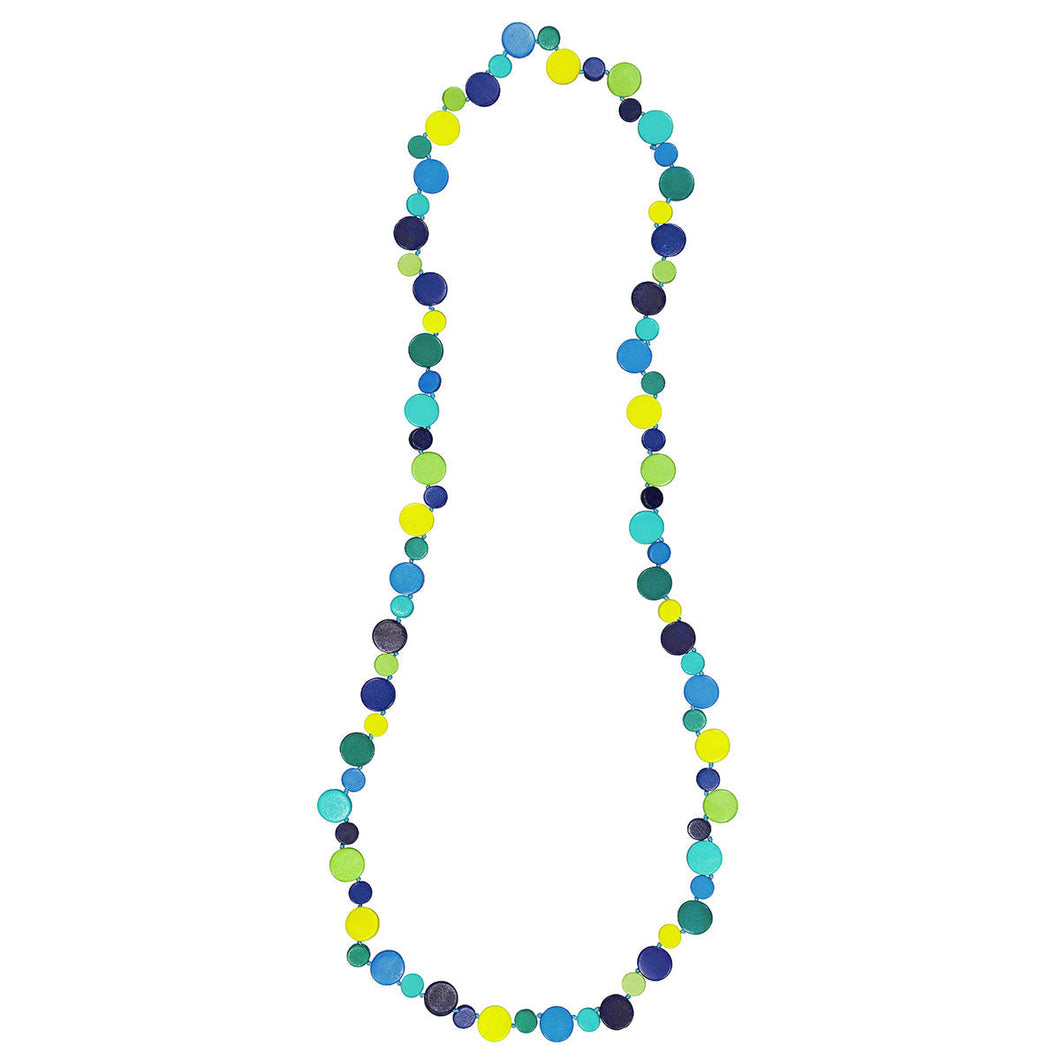 Smartie Single Strand Wood Necklace